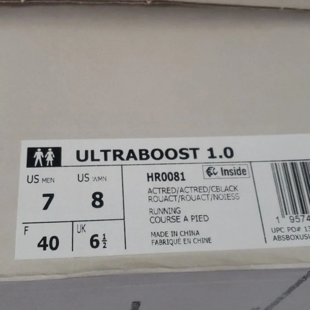 New Adidas Ultraboost Unisex Sneakers Red Running Lightweight Gym Workout‎ Shoes
